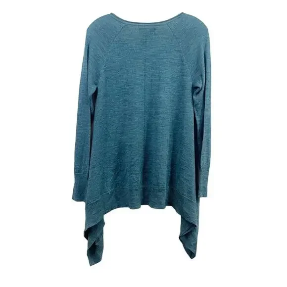 Nanette Nanette Lepore Extra Fine Merino Wool Green Sweater - Picture 3 of 3